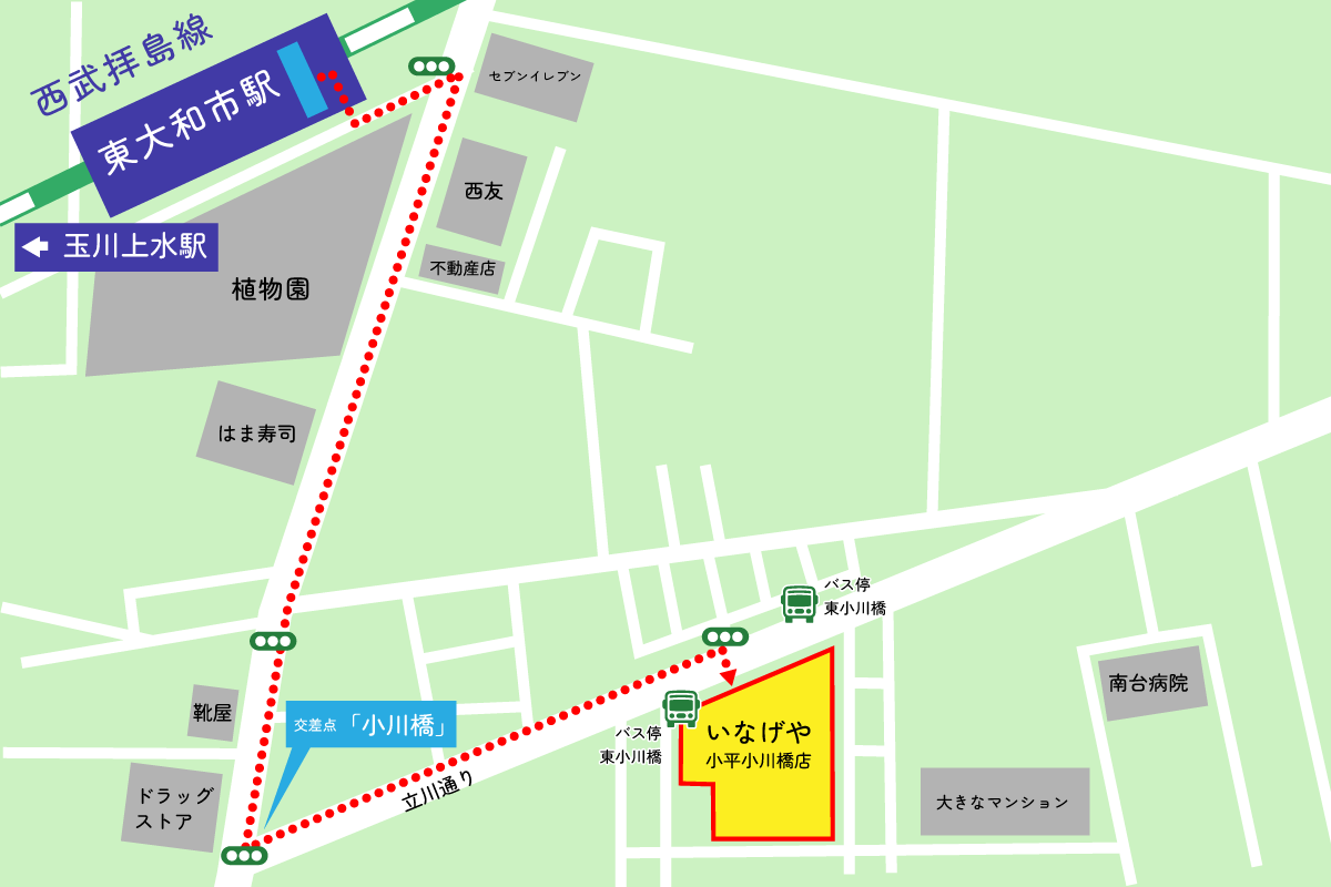 いなげや小平小川橋店